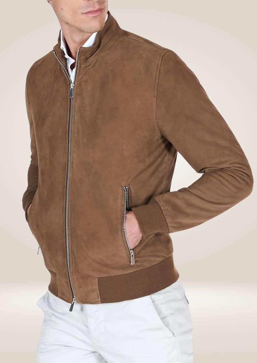 Men’s Handmade Soft Goat Leather Jacket